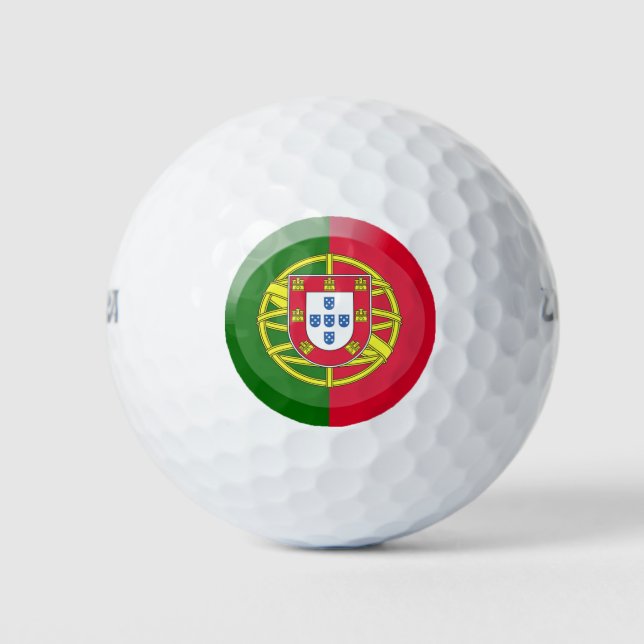 Balles De Golf Drapeau du Portugal (Devant)