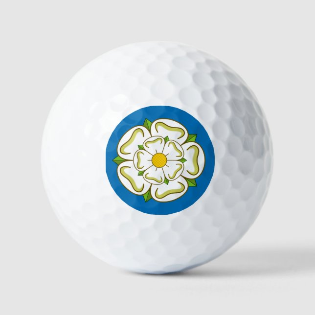 Balles De Golf Drapeau du Yorkshire (Royaume-Uni) (Recto)