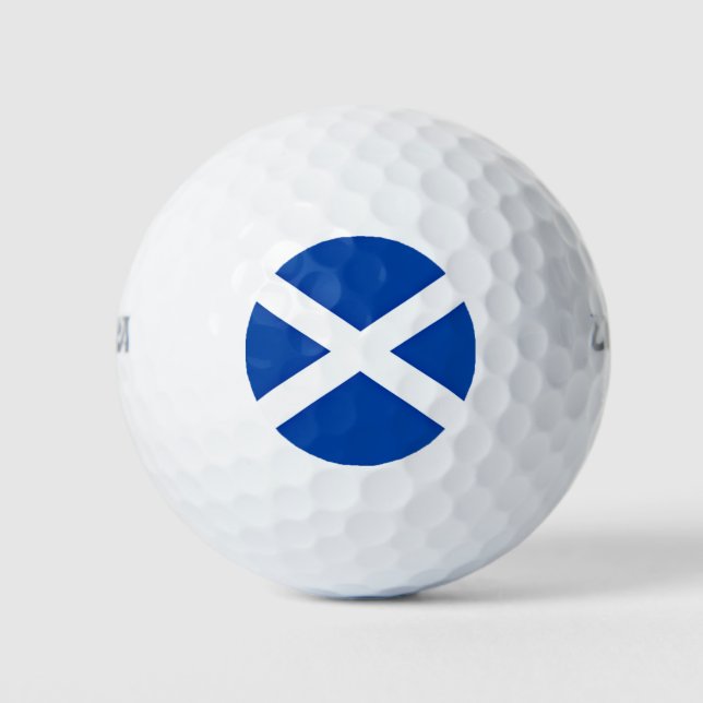 Balles De Golf Drapeau écossais (Devant)