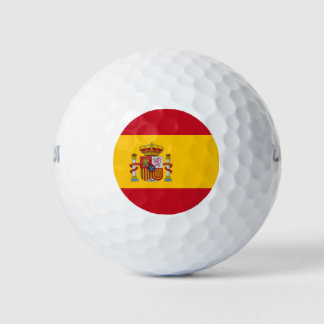 Balles De Golf Drapeau Espagne