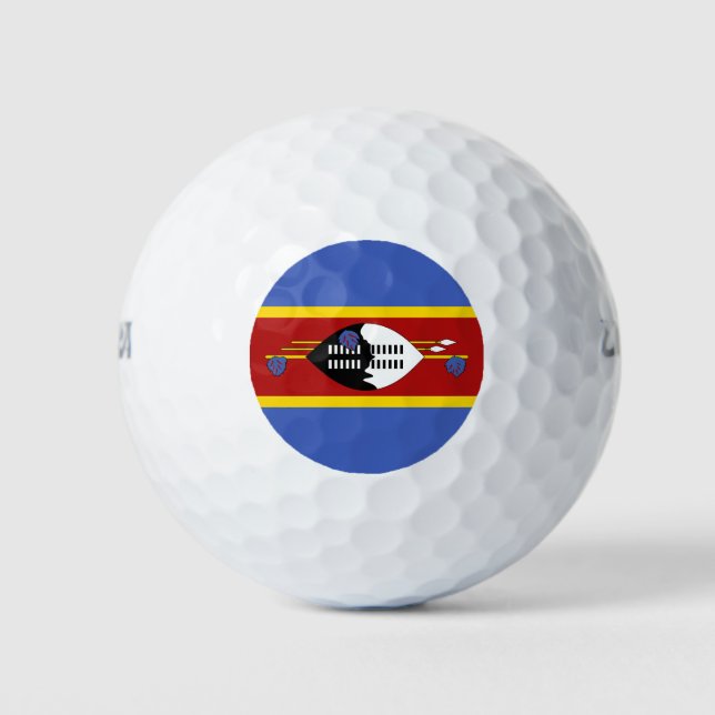 Balles De Golf Drapeau Eswatini (Devant)