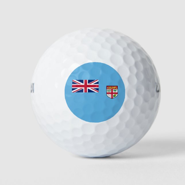 Balles De Golf Drapeau Fidji (Devant)