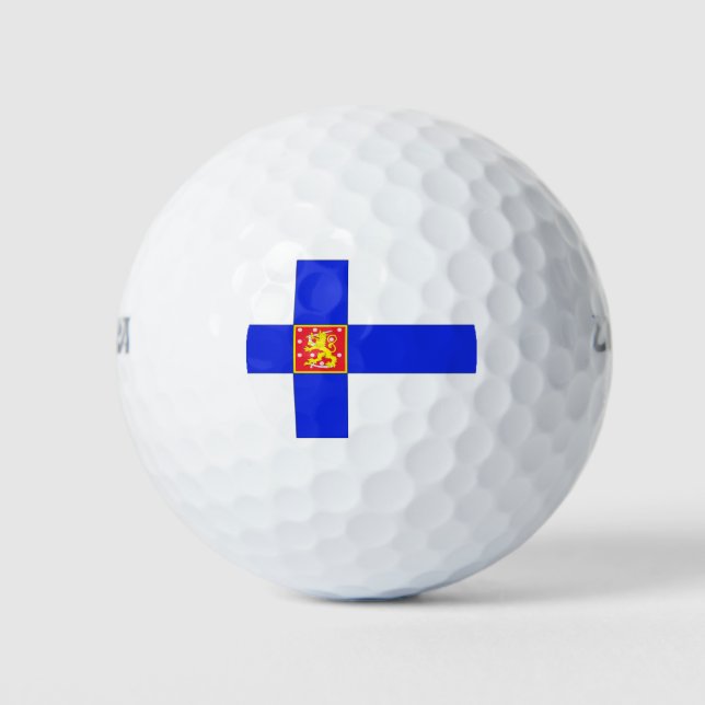 Balles De Golf Drapeau finlandais (Devant)