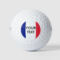 Drapeau français coutume de golf set pour la Franc