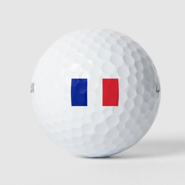 Balles De Golf Drapeau France (Devant)