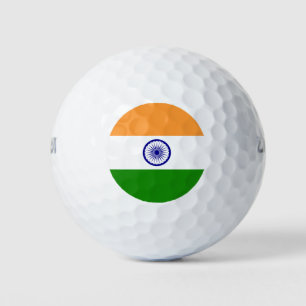 Balles De Golf Drapeau indien (Inde) (Pays d'Asie du Sud) (Bharat
