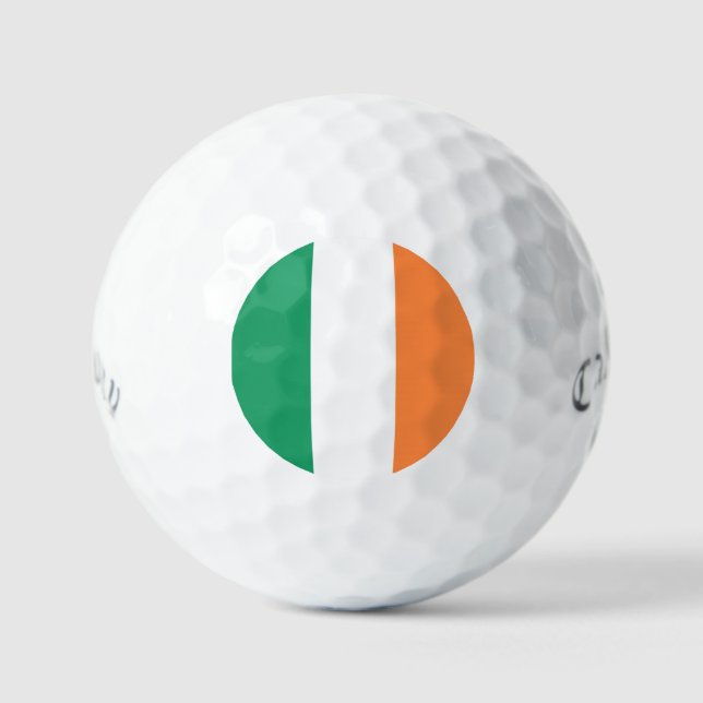 Balles De Golf Drapeau irlandais css gbcnt (Recto)