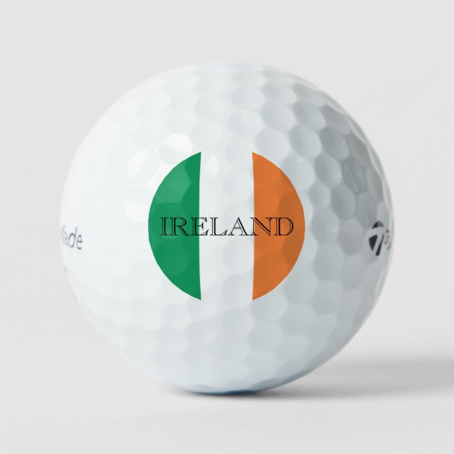 Balles De Golf Drapeau irlandais tmtp5 gbcnt (Recto)