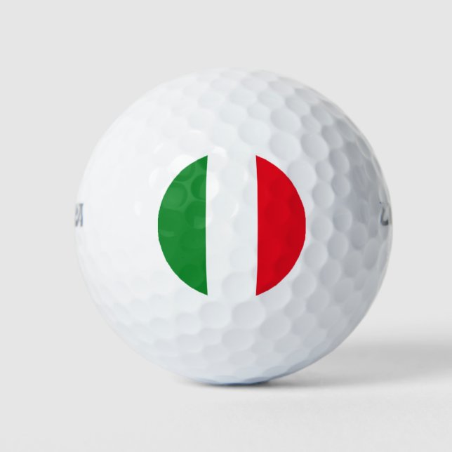 Balles De Golf Drapeau Italie (Devant)