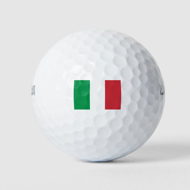 Balles De Golf Drapeau Italie (Devant)
