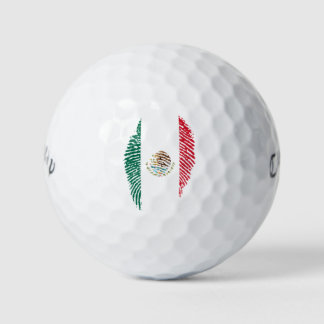 Balles De Golf Drapeau mexicain