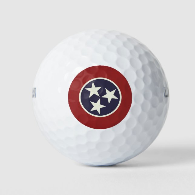 Balles De Golf Drapeau national du Tennessee (Devant)