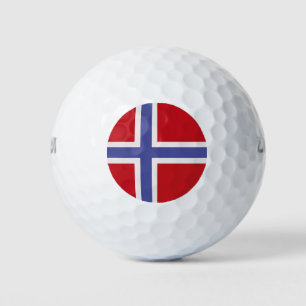 Balles De Golf Drapeau norvégien