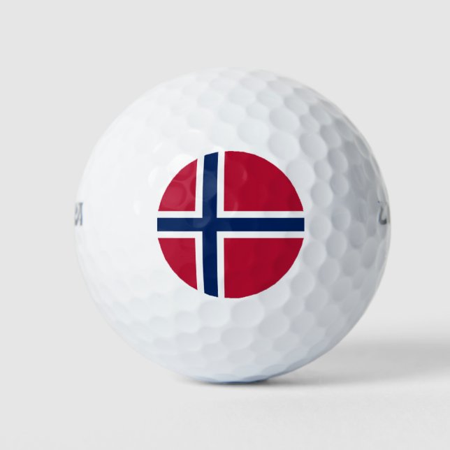 Balles De Golf Drapeau norvégien (Devant)