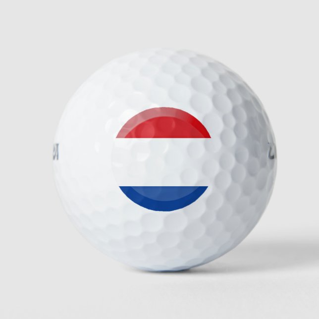 Balles De Golf Drapeau Pays-Bas (Devant)
