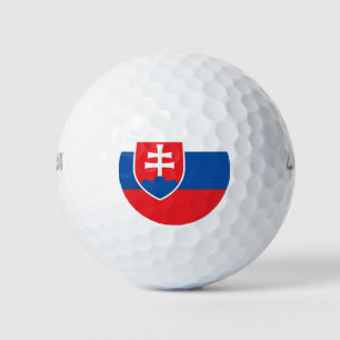 Balles De Golf Drapeau Slovaquie