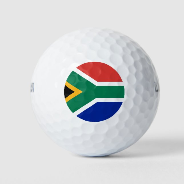 Balles De Golf Drapeau sud-africain (Devant)