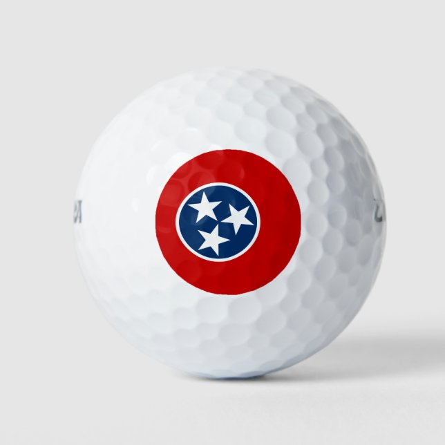 BALLES DE GOLF DRAPEAU TENNESSEE (Devant)