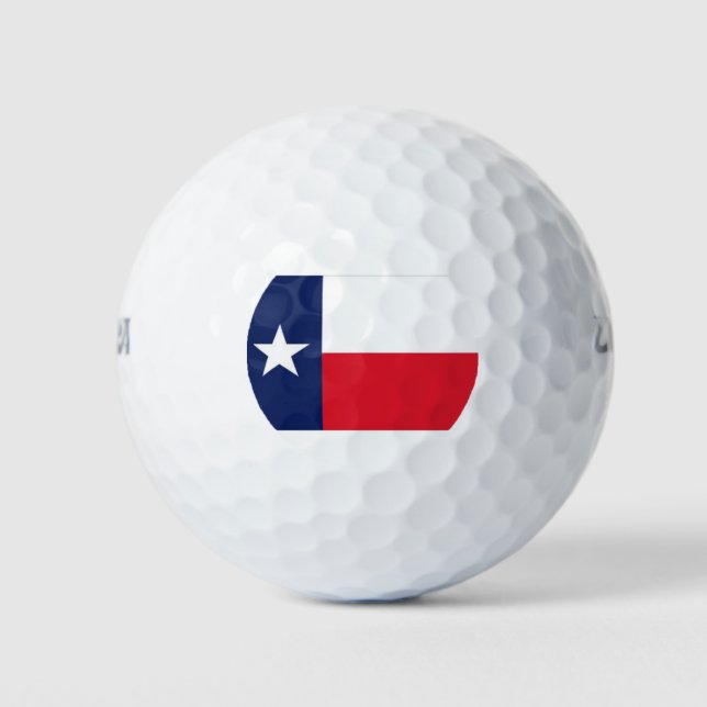 BALLES DE GOLF DRAPEAU TEXAS (Devant)