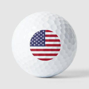 Balles De Golf Drapeau USA, drapeau des États-Unis, drapeau améri