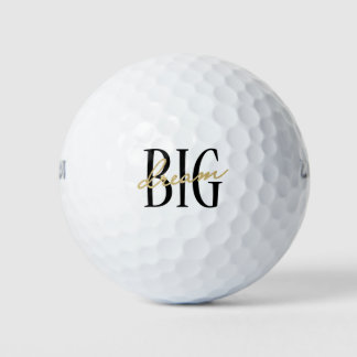 Balles De Golf Dream Big Golf Ball Fête des pères cadeau pour pap