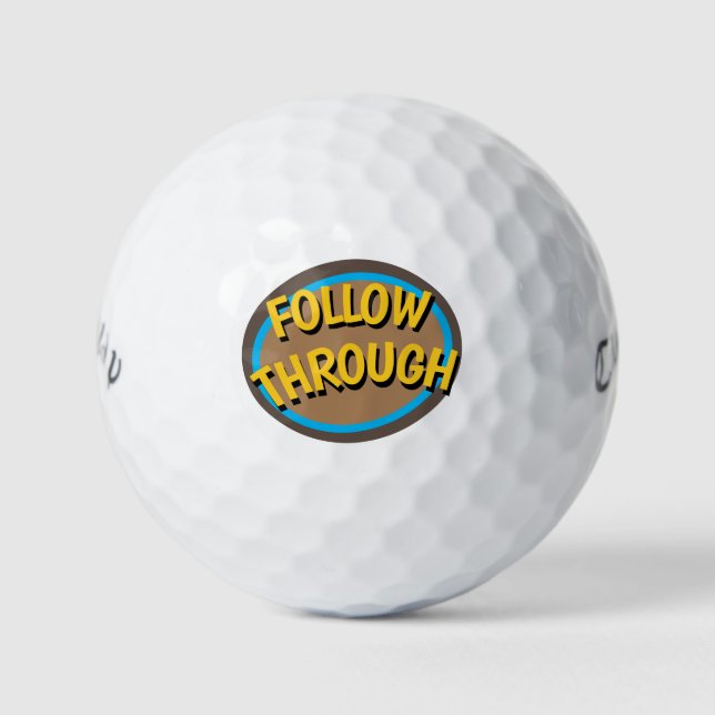Balles De Golf Drôle Hilarique Novelty Golf Balls (Devant)
