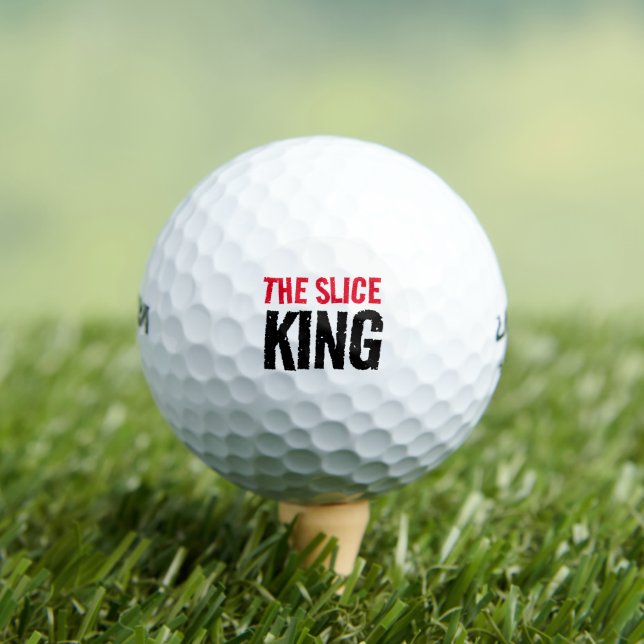 Balles De Golf Drôle Le Roi De Tranches (T-shirt Insitu)