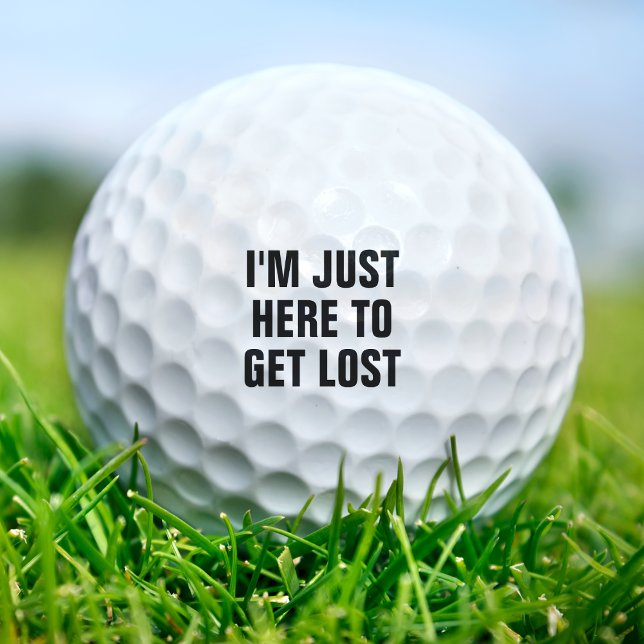 Balles De Golf Drôle Lost Ball Duffer Golfer Mauvaise Plaisanteri (Funny Lost Ball Duffer Golfer Bad Golfing Joke
)