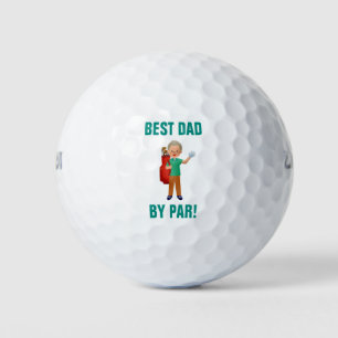 Balles De Golf Drôle Meilleur Papa Par Par Par