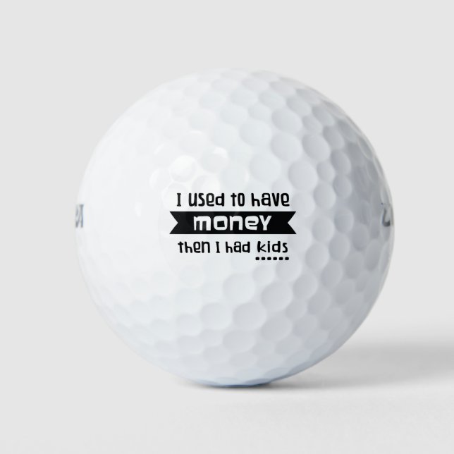 Balles De Golf Drôle Quote Golf Ball (Devant)