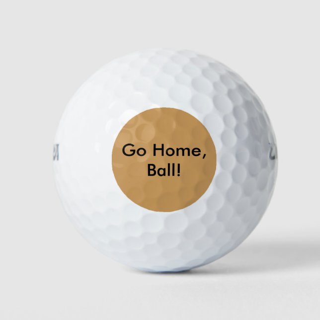 Balles De Golf Drôle Sayings Golf Balls (Devant)