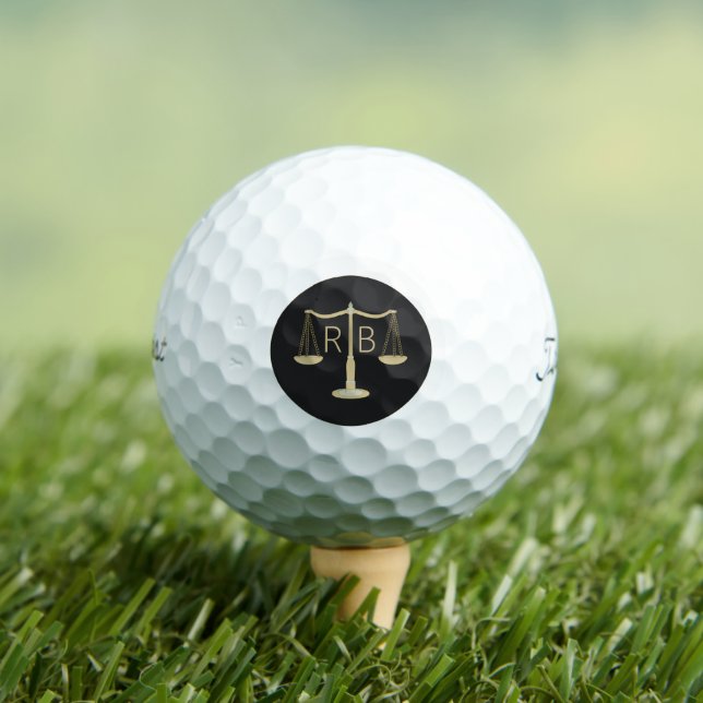 Balles De Golf Échelles De Justice (T-shirt Insitu)