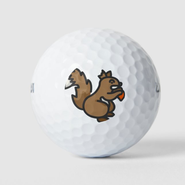 Balles De Golf écureuil (Devant)