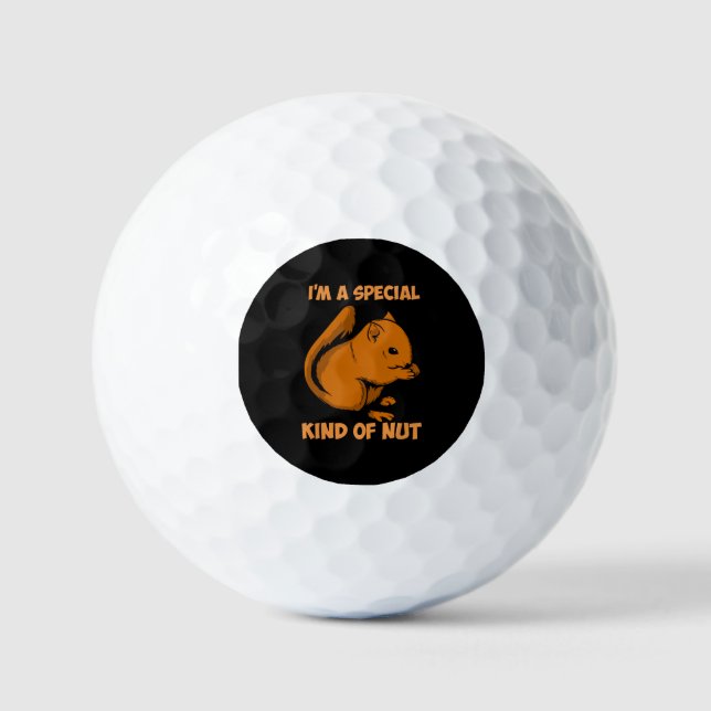 Balles De Golf Écureuil - Type Spécial De Noix (Recto)