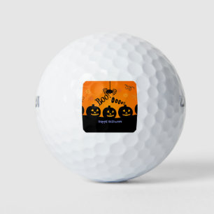 Balles De Golf Éffrayant Halloween Citrouilles Jack-o-Lanterns