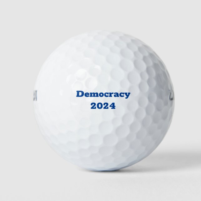Balles De Golf Élection présidentielle de 2024 pour la démocratie (Devant)