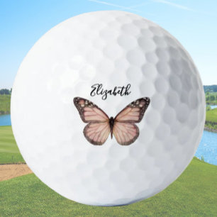 Balles De Golf Élégante Monarque papillon Dames personnalisées
