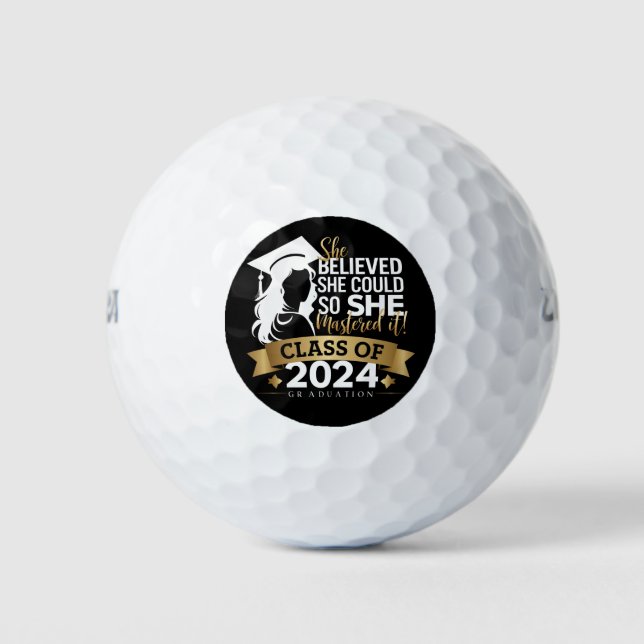 Balles De Golf Elle Croyait Qu'Elle Pouvait Le Faire Pour La Maît (Devant)