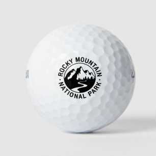 Balles De Golf Emblem du parc national des Rocheuses