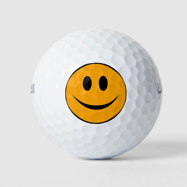 Balles De Golf Emoji du visage souriant (Devant)
