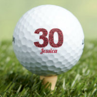 Empreinte de léopard rouge 30e anniversaire Golfer
