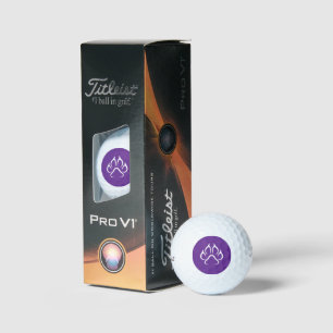Balles De Golf Empreinte de patte