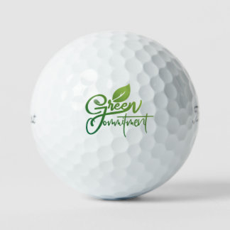 Balles De Golf Engagement vert