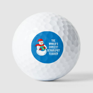 Balles De Golf Enseignant en géographie cool