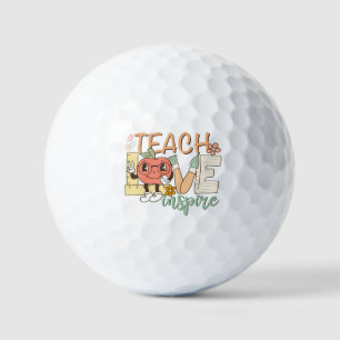 Balles De Golf Enseigner l'inspiration de l'amour - fournitures s