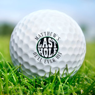 Balles De Golf Enterrement de vie de garçon de golf, dernier trou