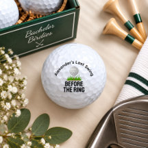 Enterrement de vie de garçon personnalisé Golfeur