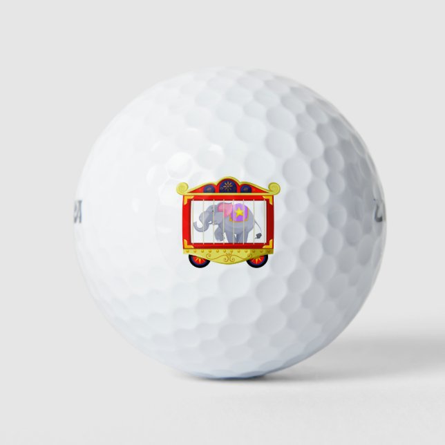 Balles De Golf Éphant de cirque (Devant)