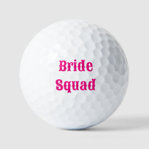 Balles De Golf Équipe de mariée Enterrement de vie de jeune fille