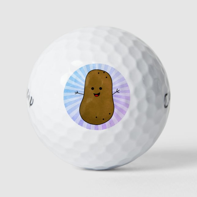 Balles De Golf Équipe de pomme de terre (Devant)